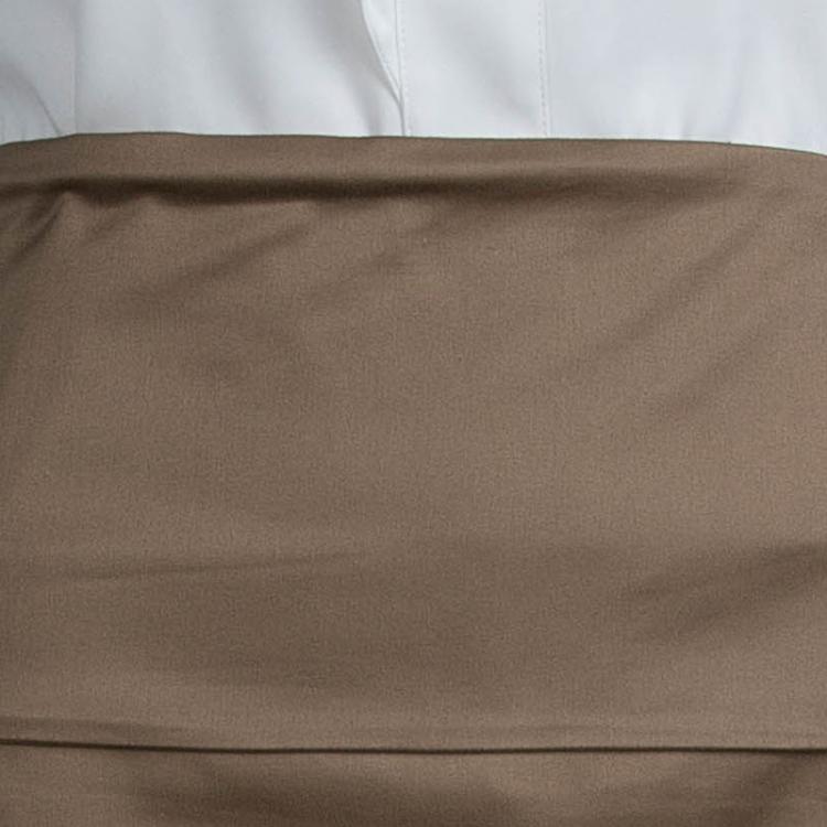 Pre Owned Gucci Beige Peplum Skirt M