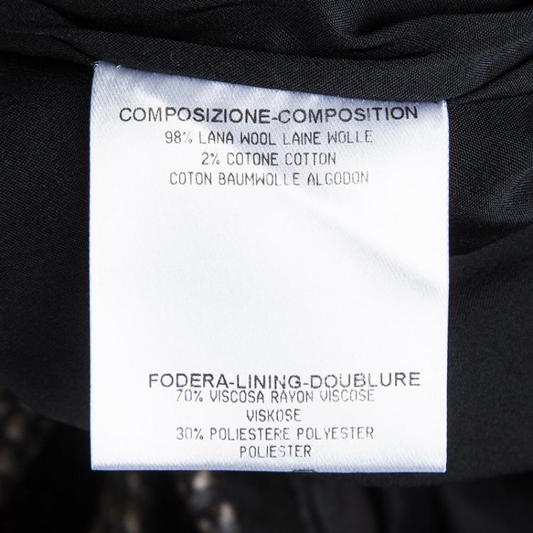 Pre Owned Gucci Brown Wool Capri Pants M