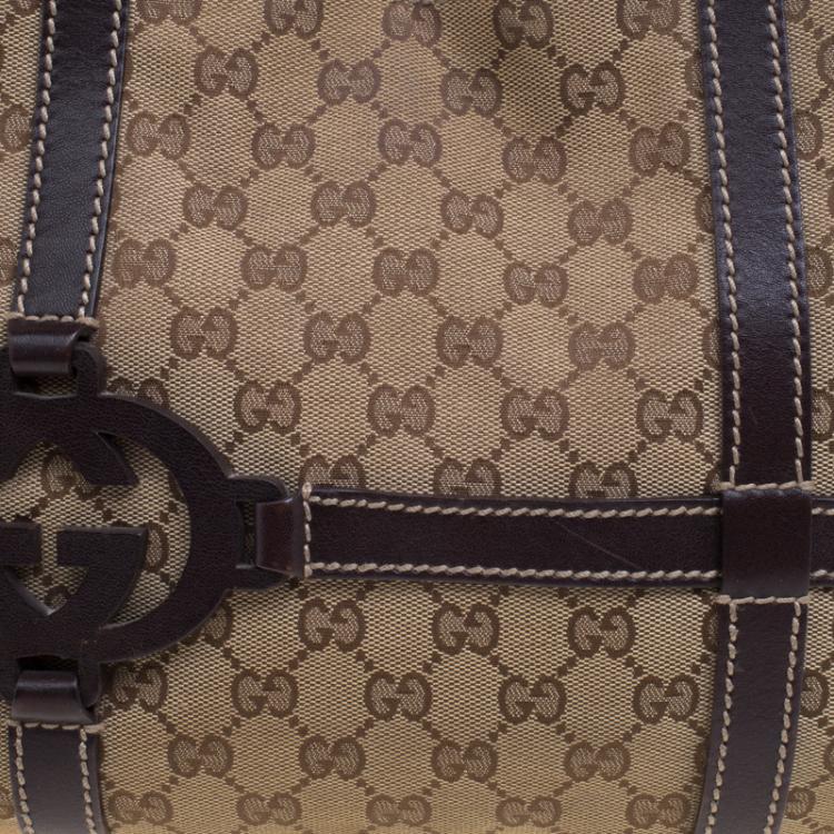 Pre Owned Gucci GG Canvas GG Interlocking Tote
