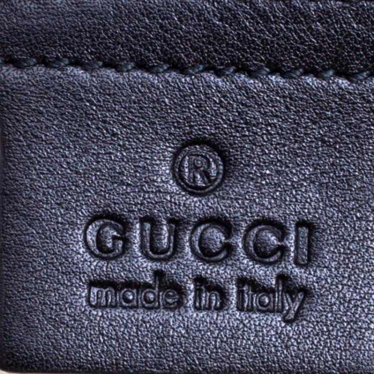Pre Owned Gucci Black Microguccissima Patent Leather Large Nice Top Handle Bag