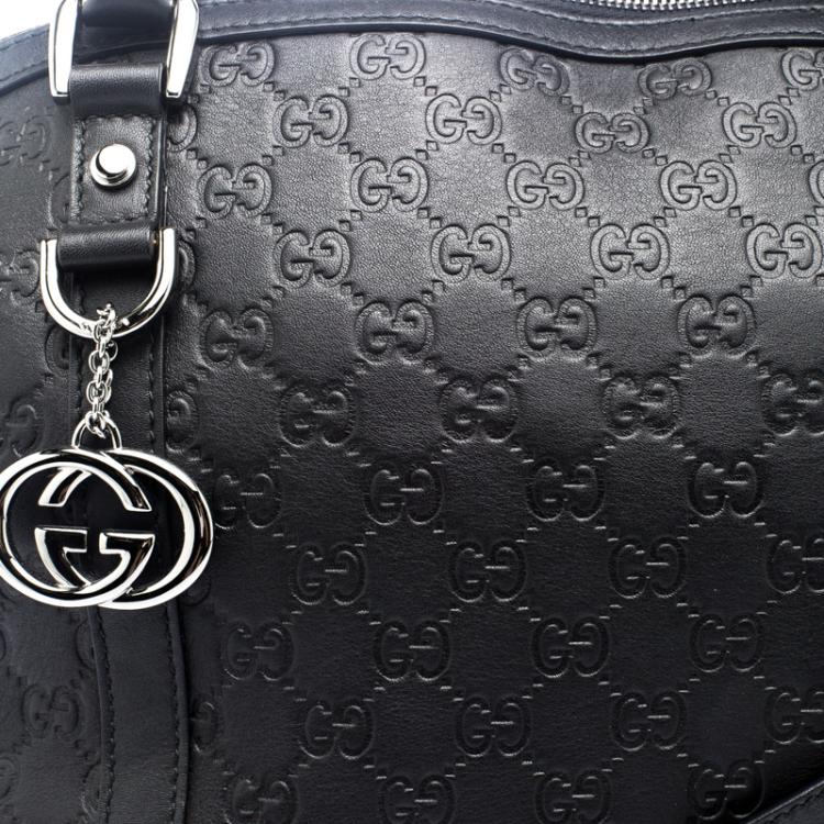 black gucci satchel