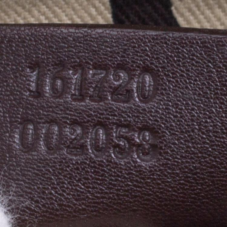 Pre Owned Gucci Dark Brown Guccissima Leather Princy Boston Bag