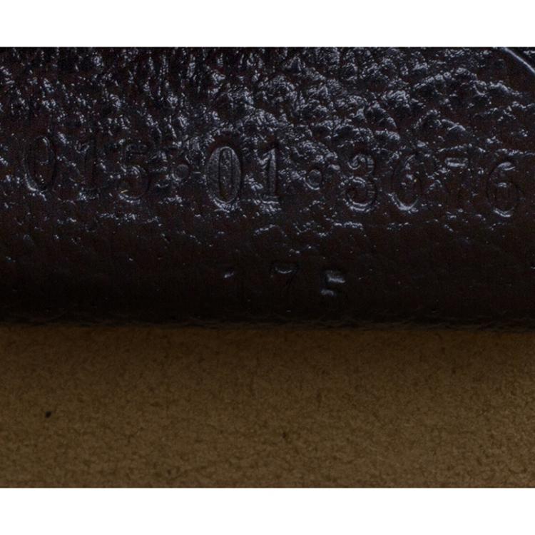 Pre Owned Gucci Black Leather Vintage Document Briefcase