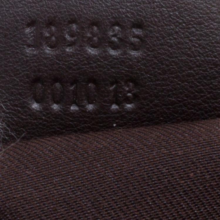 Pre Owned Gucci Beige GG Canvas Large D Ring Top Handle Bag