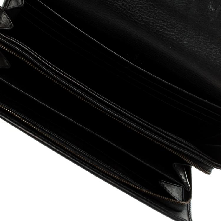 Graden Celsius Scheiden Doelwit Gucci Black Leather GG Continental Wallet Gucci | TLC