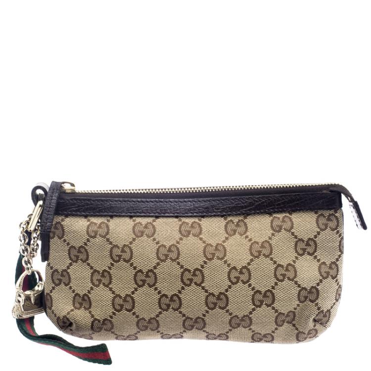 gucci wristlet pouch