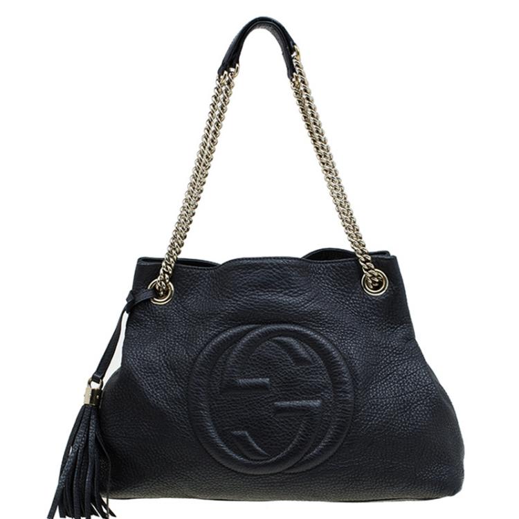 gucci soho tote black