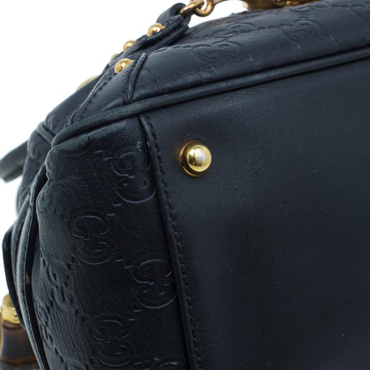 gucci guccissima black bag