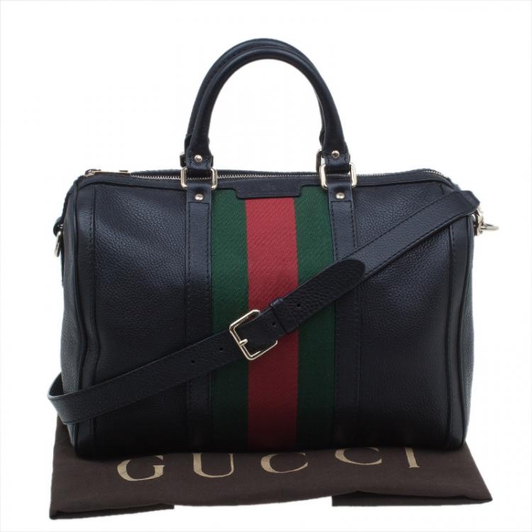 vintage gucci purse black leather