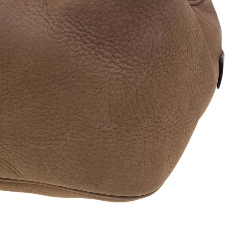Pre Owned Gucci Brown Leather Soho Chain Satchel