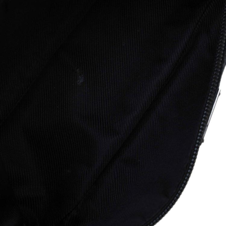 Pre Owned Gucci Black GG Canvas Banana Boat Pouch