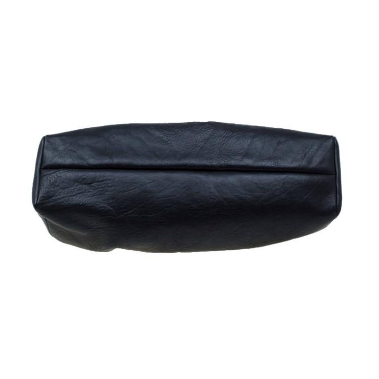 Pre Owned Gucci Black Leather Tom Ford Doctor bag