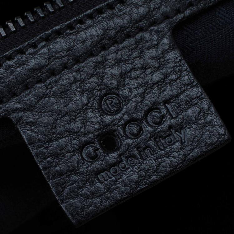 Pre Owned Gucci Black Leather Tom Ford Doctor bag