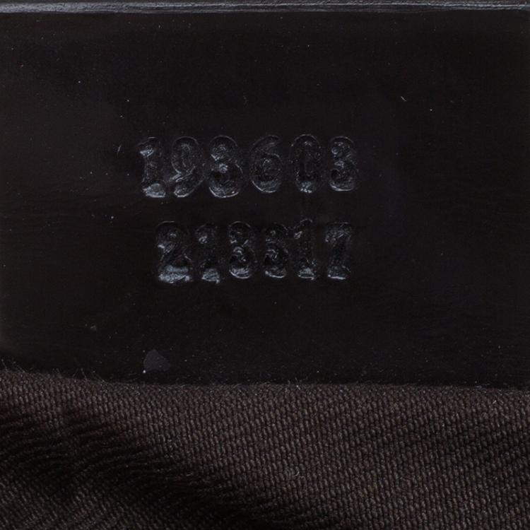 Pre Owned Gucci Beige/Ebony GG Supreme Coated Canvas Medium Hearts Joy Boston Bag