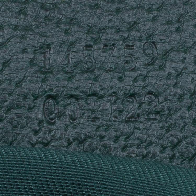 Pre Owned Gucci Beige/Green GG Canvas Small Handle Web Satchel