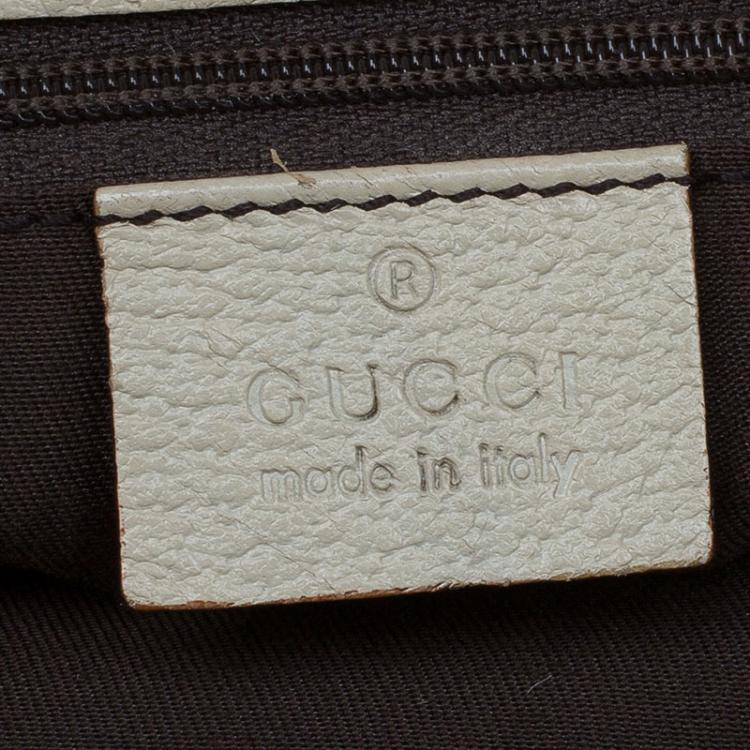 Pre Owned Gucci Beige GG Canvas Small Eclipse Tote