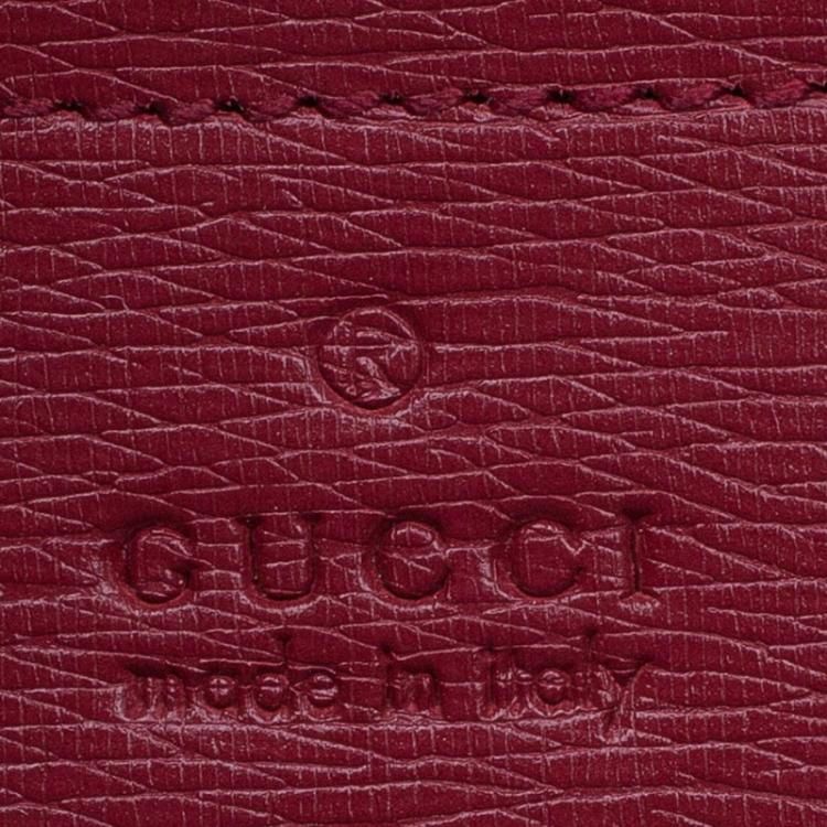 Pre Owned Gucci Multicolor Bloom's Printed Leather Bamboo Shopper Tote