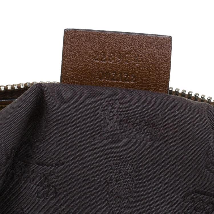 Pre Owned Gucci Brown Guccissima Leather Medium Sukey Boston Bag