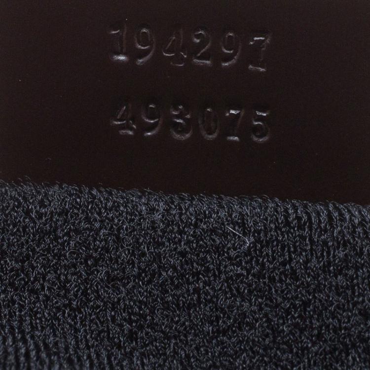 Pre Owned Gucci Beige/Brown GG Supreme Canvas Interlocking Logo Laptop Case