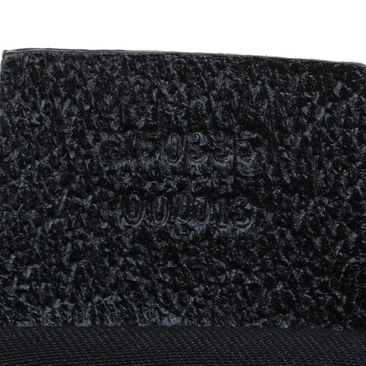 Pre Owned Gucci Black GG Canvas and Leather Large Web Treasure Boston Bag