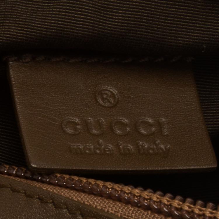 Pre Owned Gucci Brown GG Canvas Cosmetic Pouch
