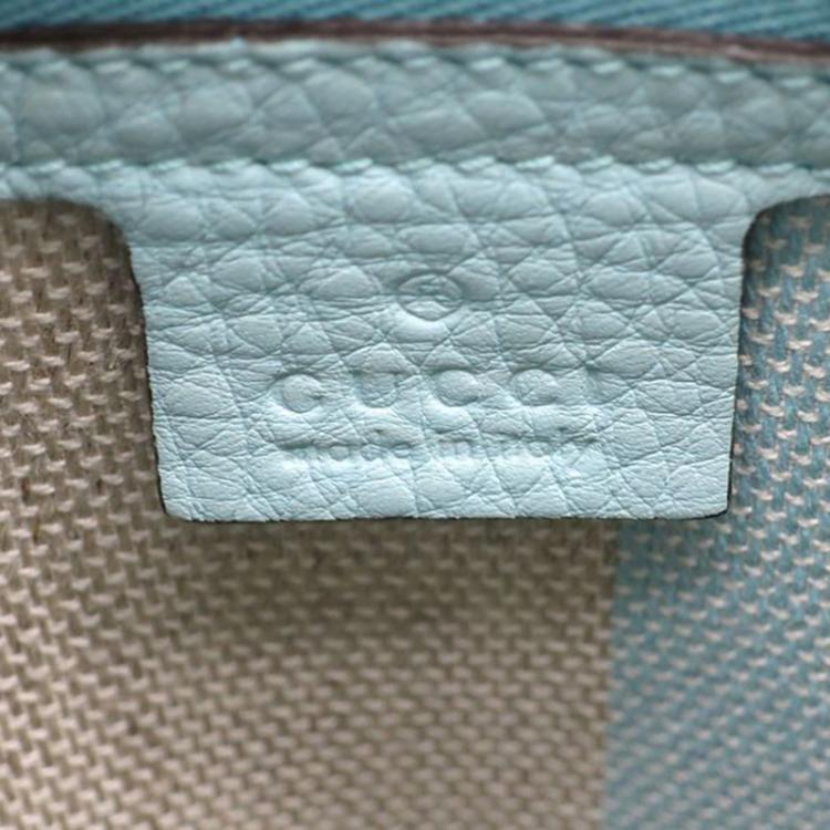 Pre Owned Gucci Bi Color Raffia/Leather Medium Bamboo Shopper Tote