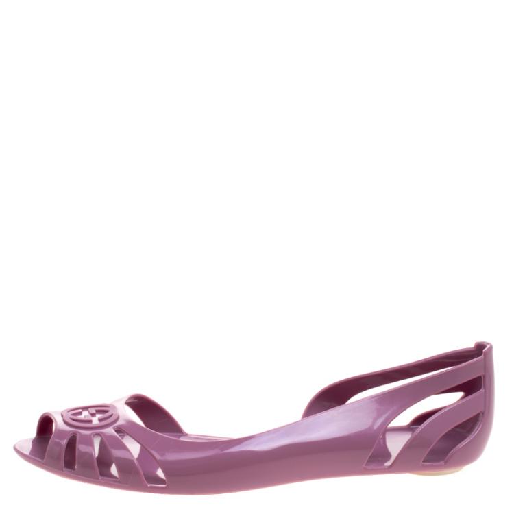 Gucci marola jelly discount flats