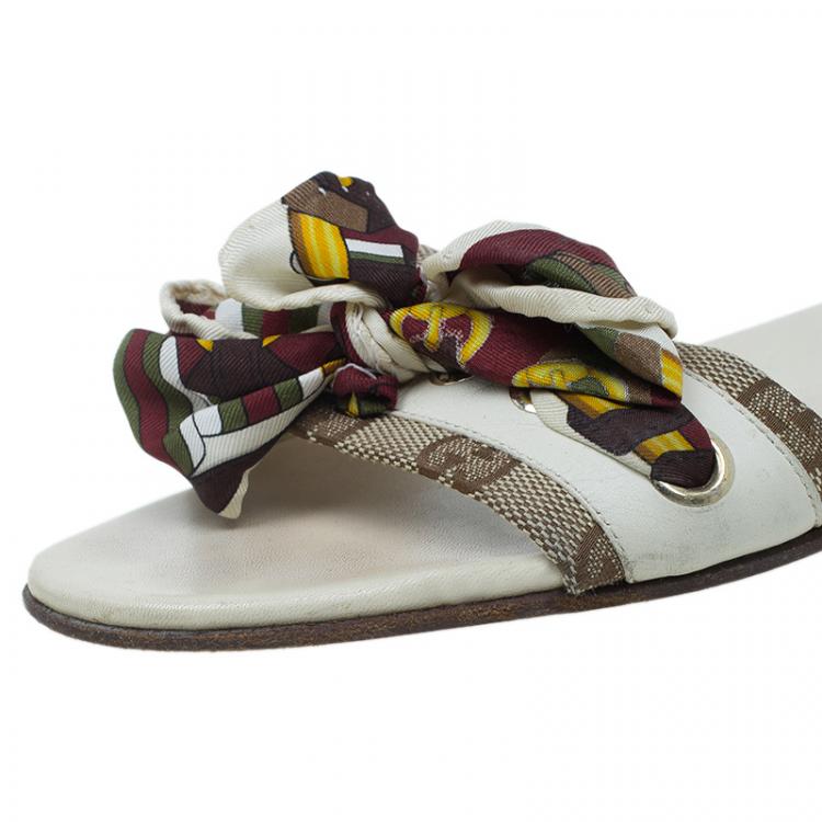 gucci cream slides