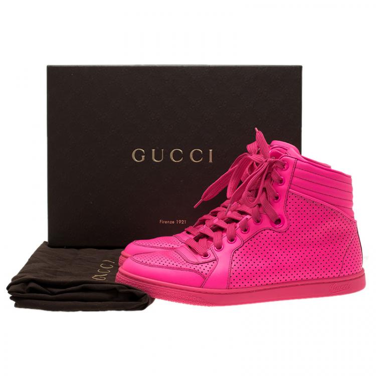 hot pink gucci shoes