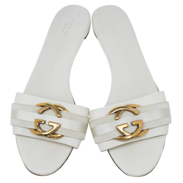 gucci cream slides
