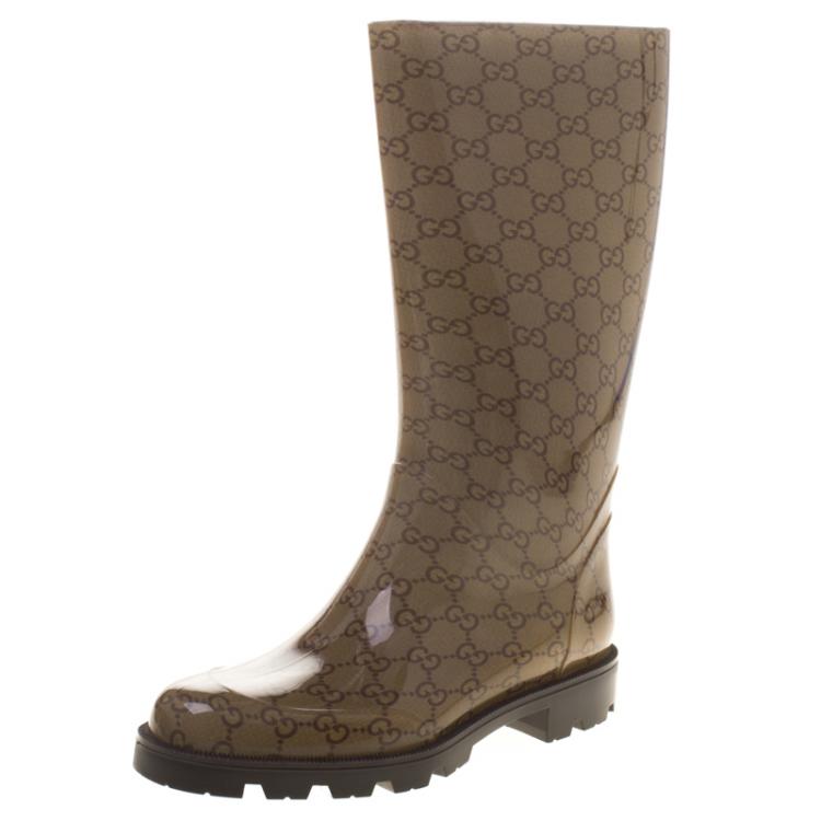 gucci gg rain boots