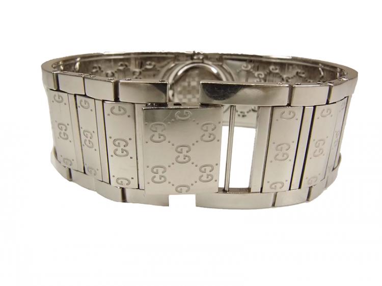 مملوكة مسبقًا Gucci Bangle Twirl Stainless Women's Wrist Watch 22MM