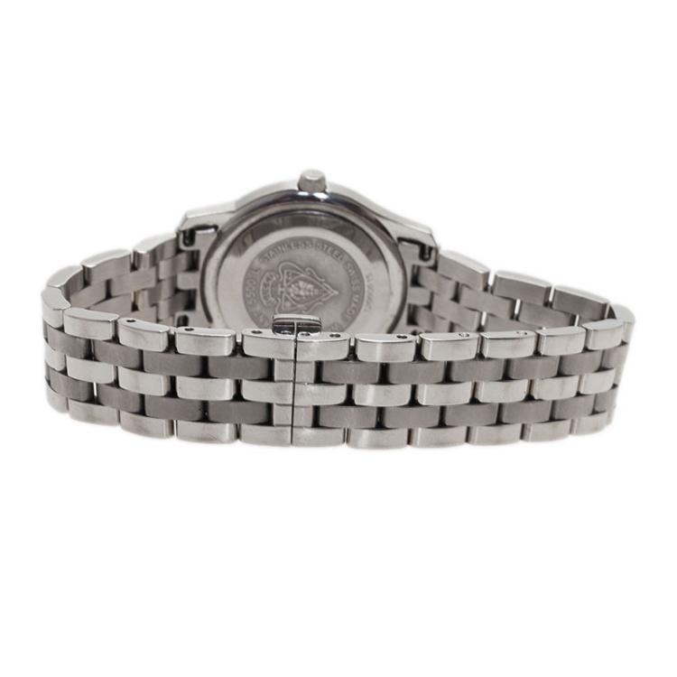 Pre Owned Gucci Silver Stainless Steel 5500L Women's Wristwatch 28MM
