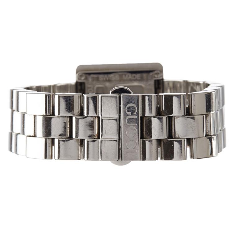 Pre Owned Gucci Black Stainless Steel 3600L Women's Wristwatch 23MM