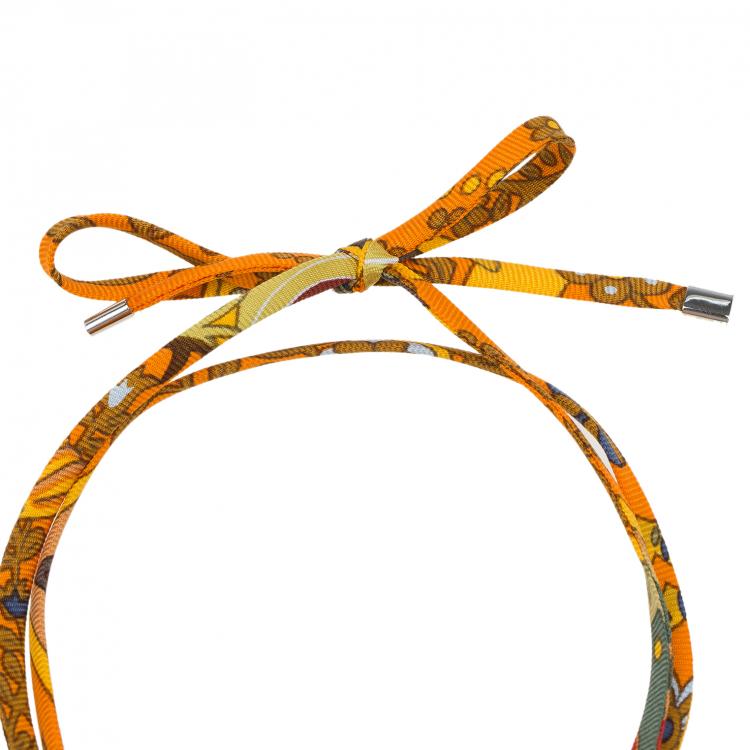Pre Owned Hermès Petit H Wrap Bracelet