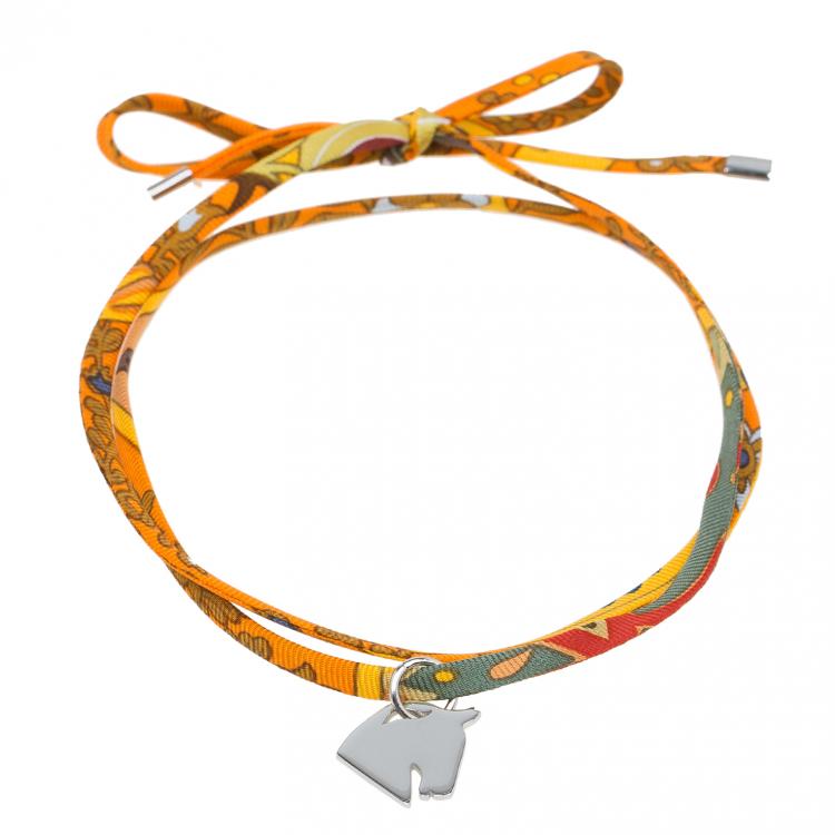 Pre Owned Hermès Petit H Wrap Bracelet