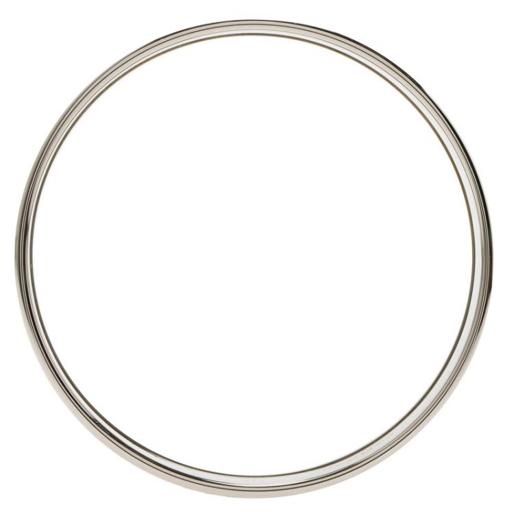 Pre Owned Hermès Wide Printed Multicolor Enamel Palladium Plated Bracelet