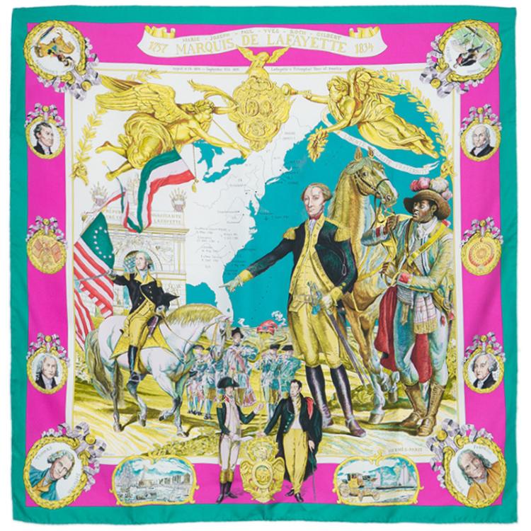 Hermes Multicolor Marquis de Lafayette 