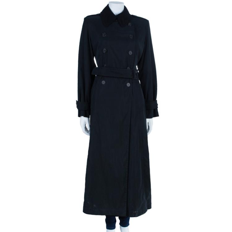 Pre Owned Hermes Classic Long Overcoat S