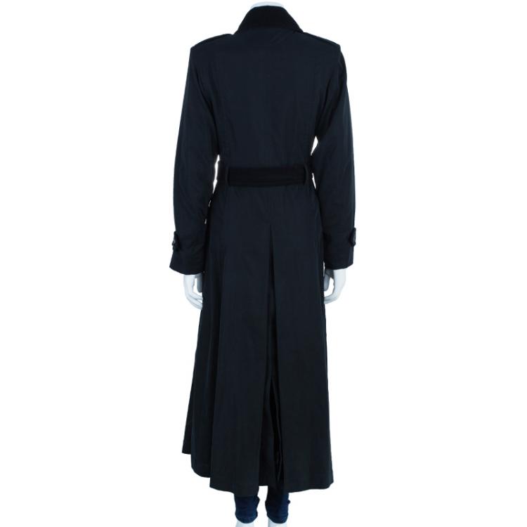 Pre Owned Hermes Classic Long Overcoat S