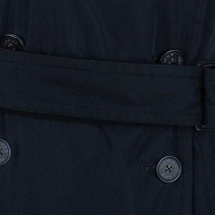Pre Owned Hermes Classic Long Overcoat S