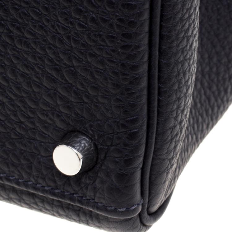 Pre Owned Hermes Graphite Togo Palladium Hardware Kelly Retourne 32 Bag