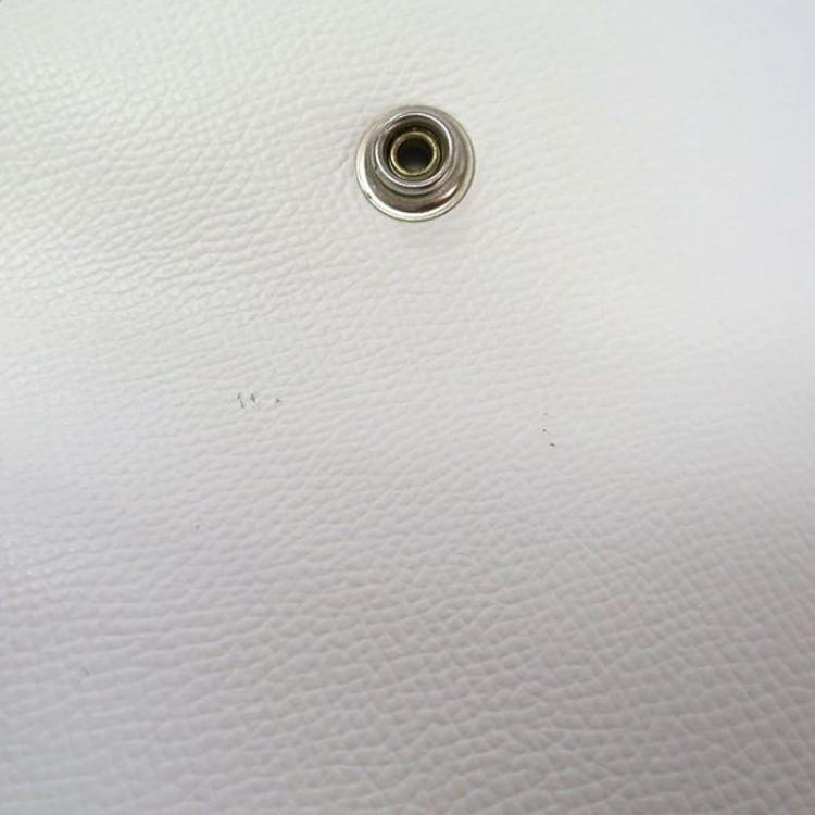 Pre Owned Hermes White Epsom Leather Evelyne I PM Messenger Bag