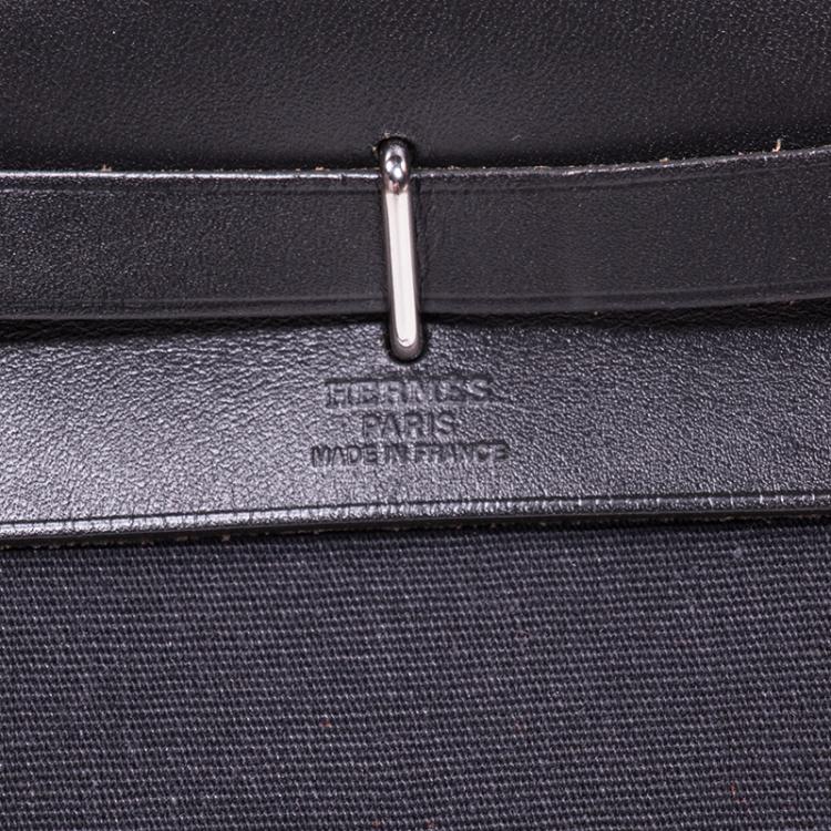 Pre Owned Hermes Beige Canvas Mini Herbag TPM