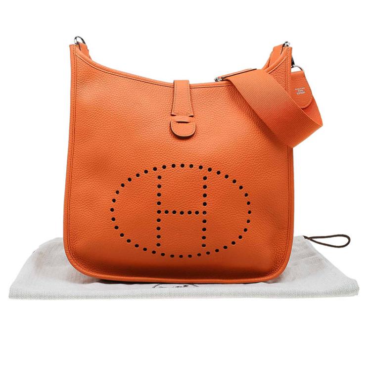 hermes evelyne bag orange