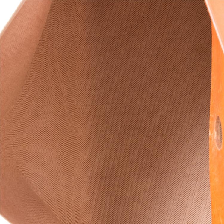 Pre Owned Hermes Beige and Orange Canvas and Vache Calfskin Leather Herbag GM Bag