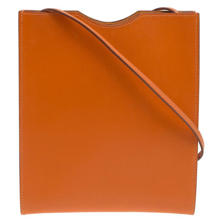 hermes orange crossbody bag