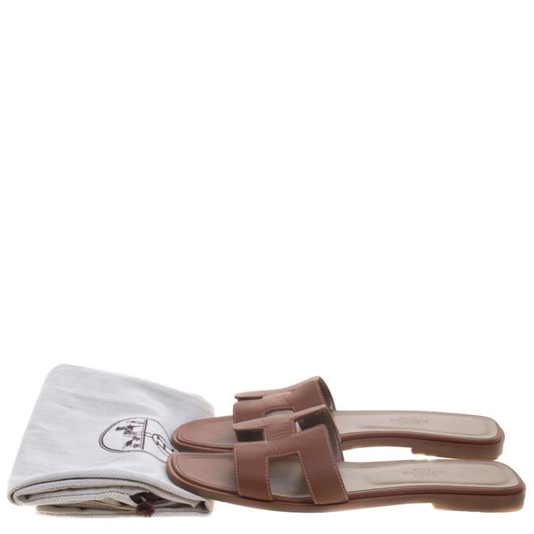 hermes oran sandal size chart