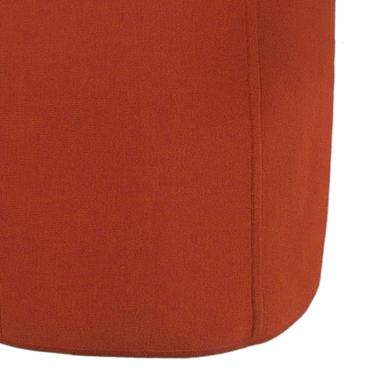 Pre Owned Herve Leger Vintage Tangerine Bandage Gown L