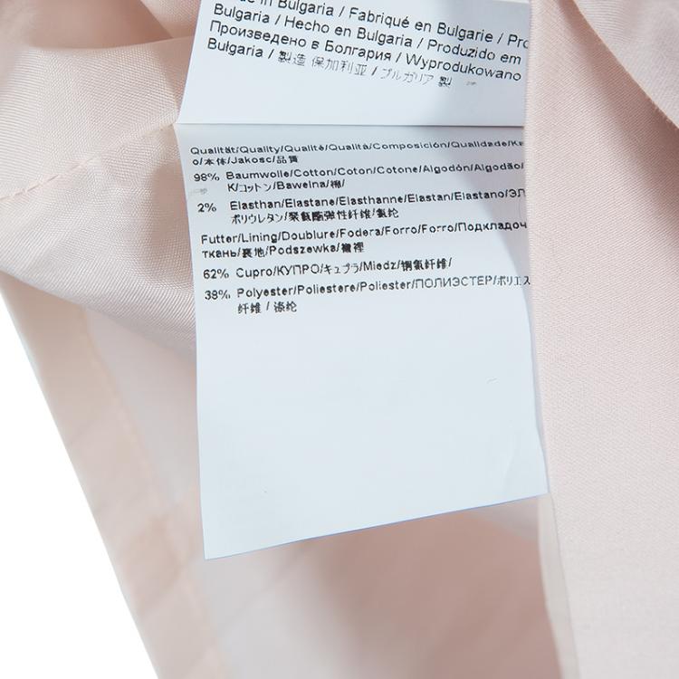 Pre Owned Hugo Hugo Boss Blush Pink Sleeveless Shift Dress M